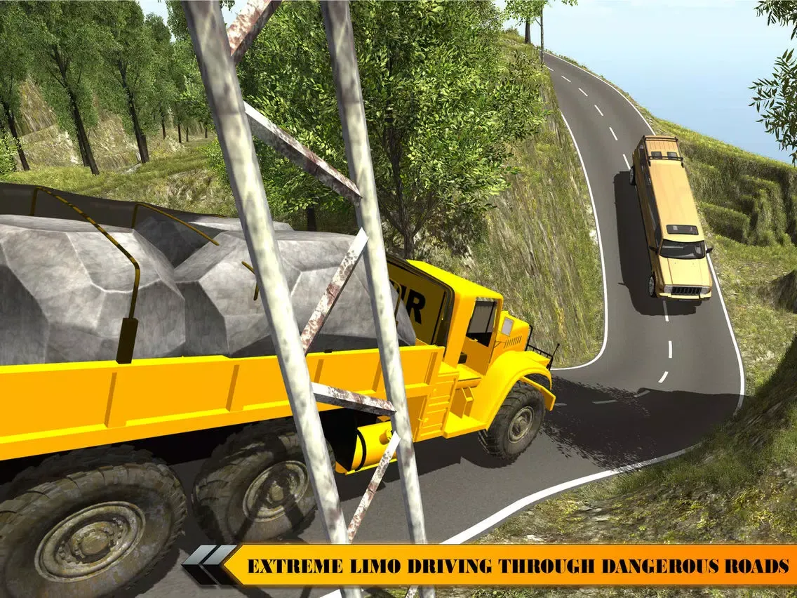 Offroad Limo Mountain Driving - Real Limo Drive iPad 應用截圖