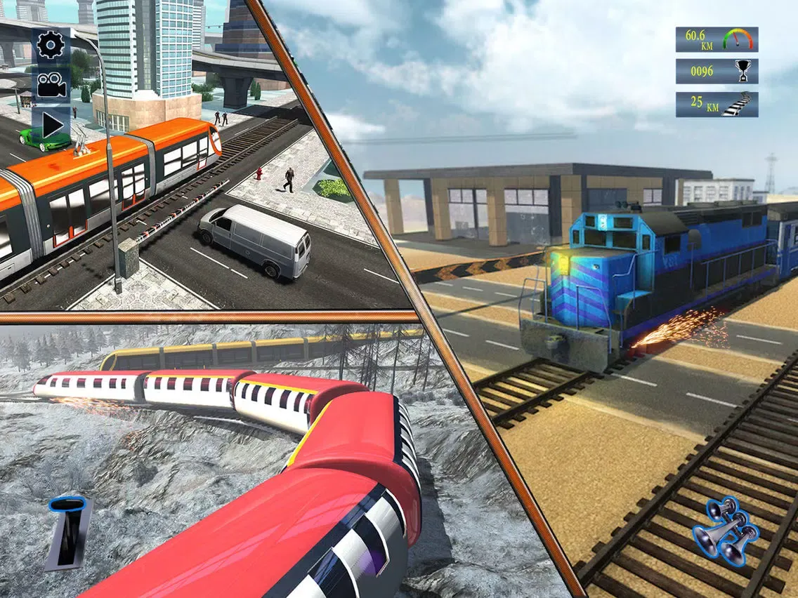 Capturas de pantalla de Train Racing Simulator Pro iPad 