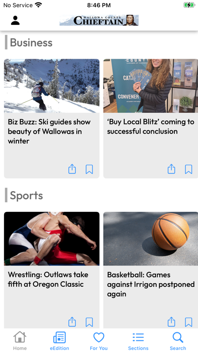 Wallowa County Chieftain: News应用截图