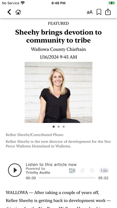 Wallowa County Chieftain: News应用截图