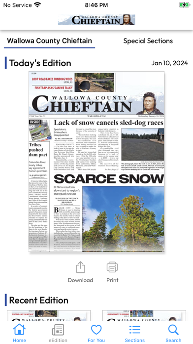 Wallowa County Chieftain: News应用截图