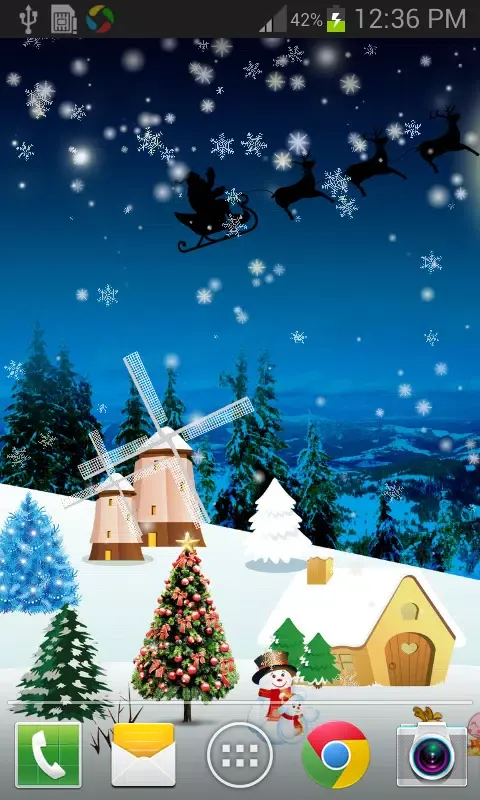 Christmas Live Wallpaper Screenshots