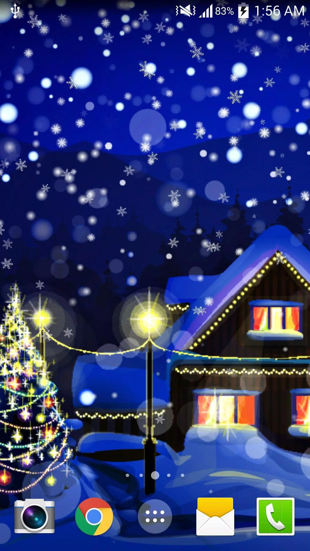 Christmas Night Live Wallpaper Screenshots