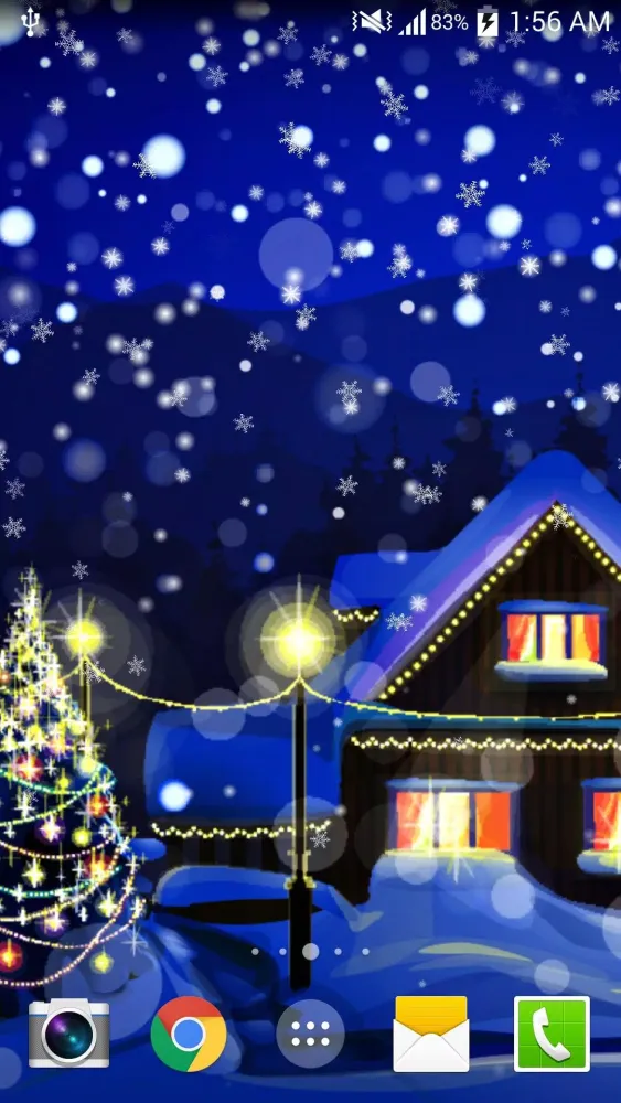Christmas Night Live Wallpaper Screenshots