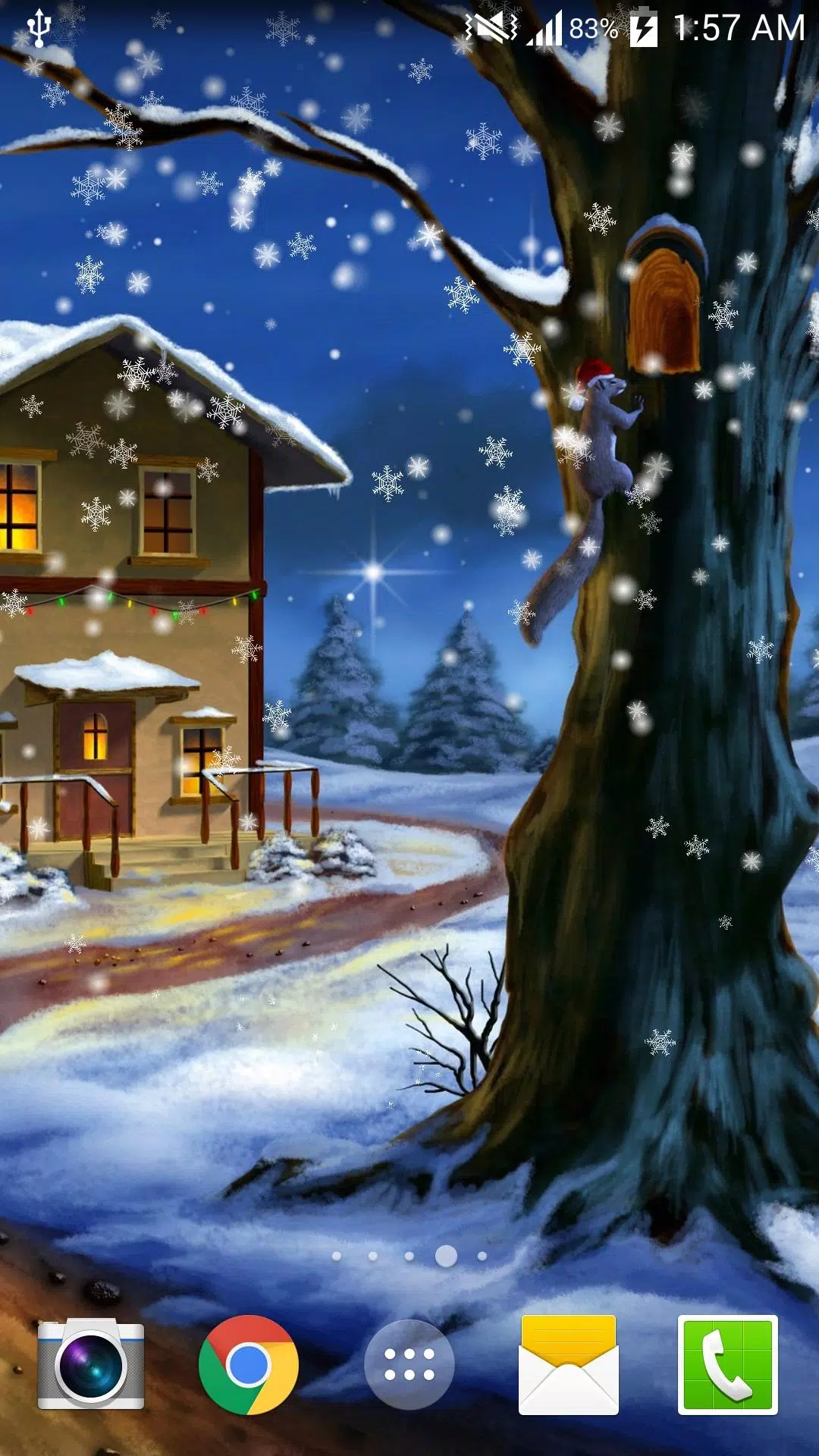 Christmas Night Live Wallpaper Screenshots