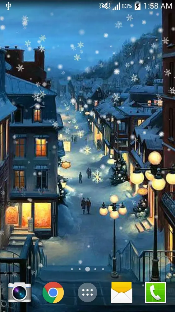Christmas Night Live Wallpaper Screenshots