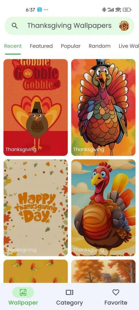 Thanksgiving Live Wallpapers Screenshots