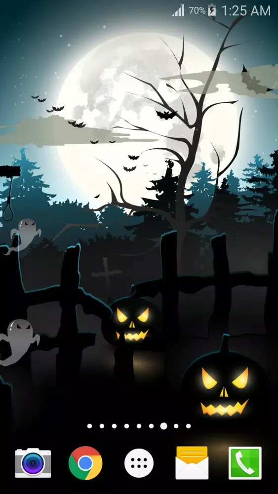 Tangkapan layar Halloween Live Wallpaper PRO