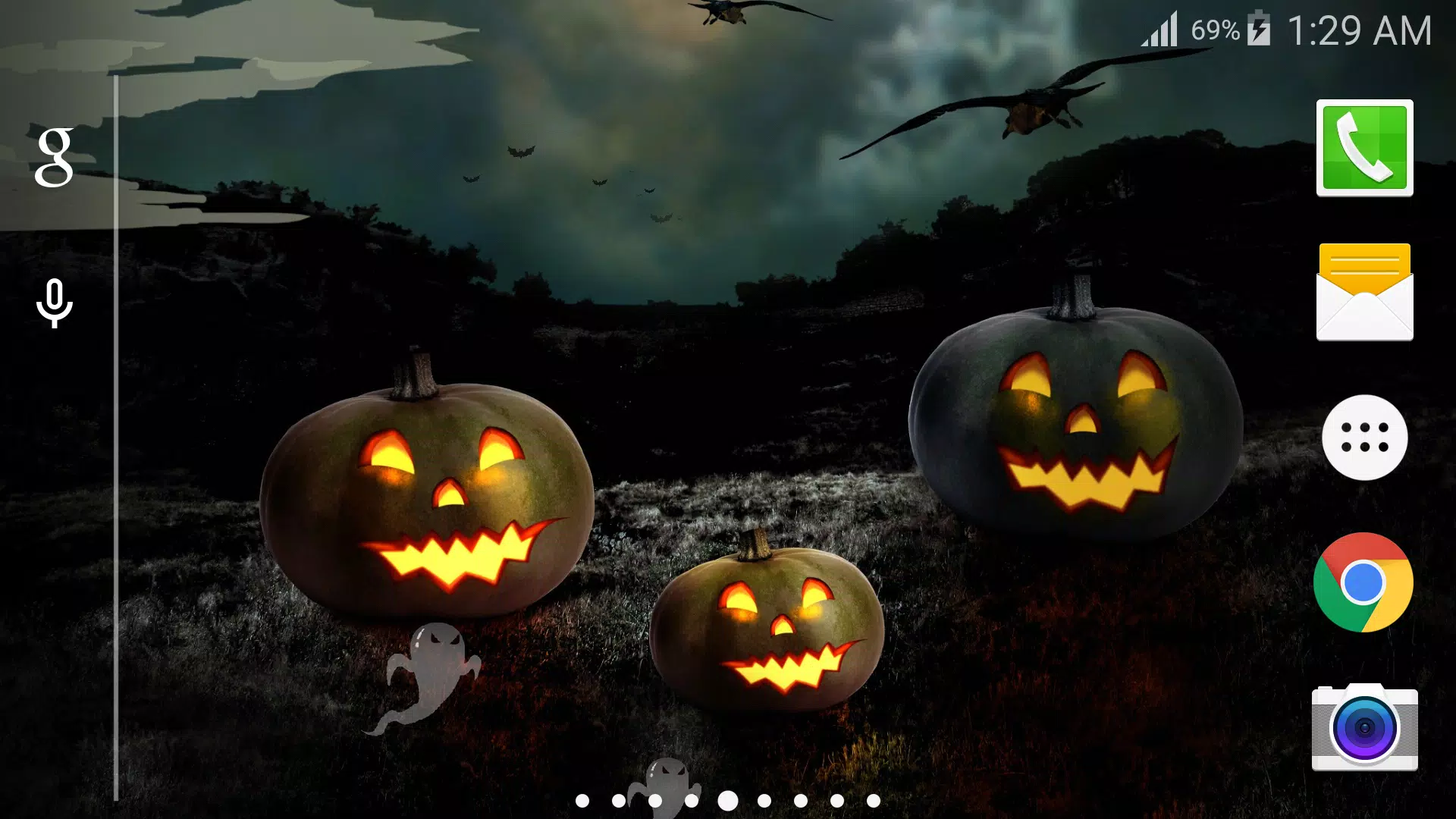 Halloween Live Wallpaper PRO Screenshots