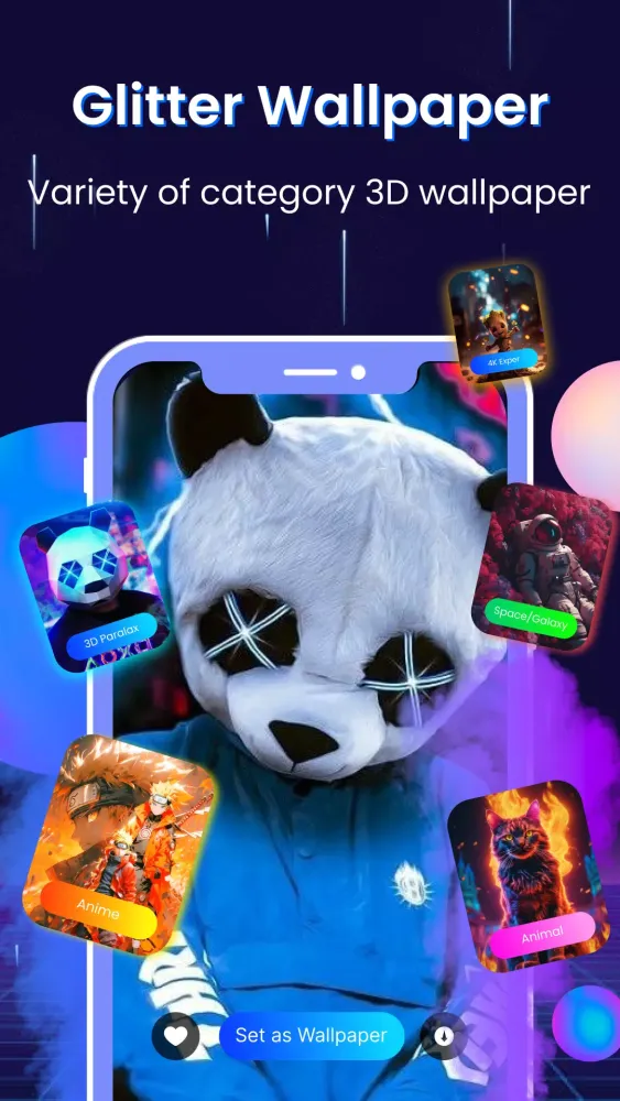 Screenshot di Live Wallpaper - 4K Wallpaper