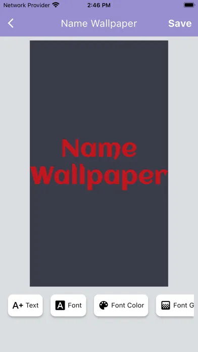 Capturas de tela do Artistic Name Wallpapers Style