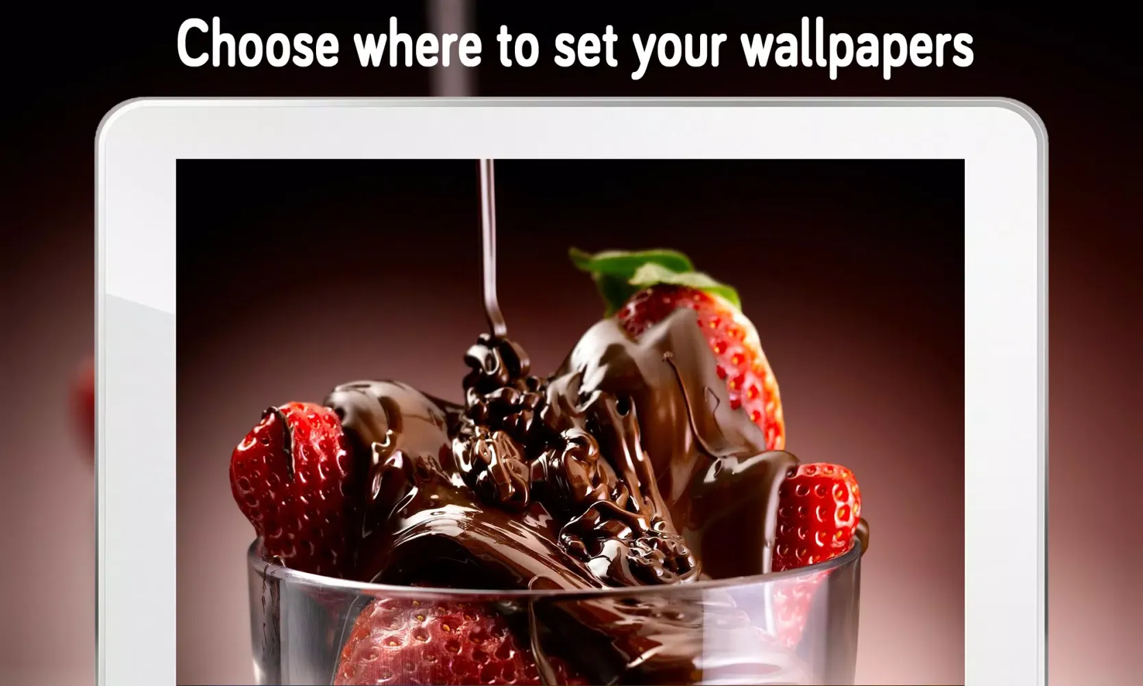 Ảnh chụp màn hình của Chocolate Wallpaper (4k)
