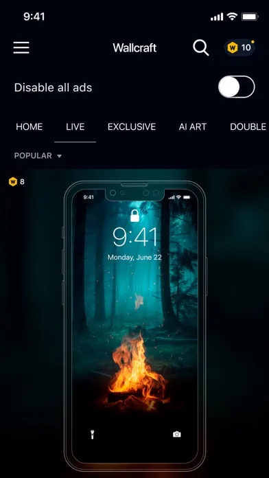 صور Wallcraft – Wallpapers, live