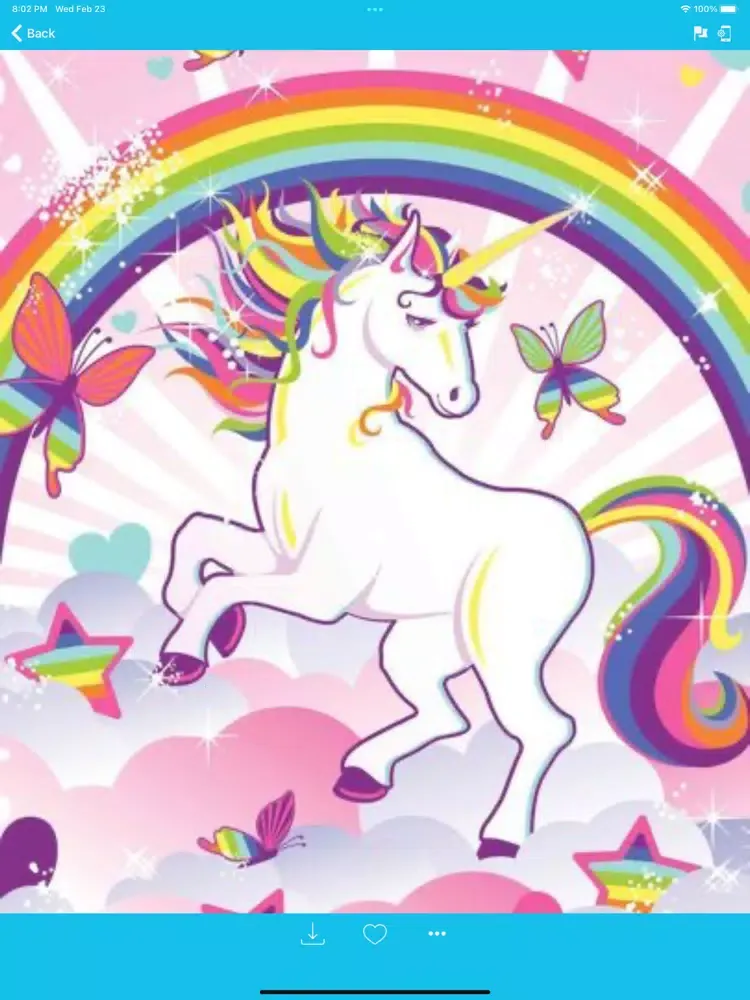 Unicorn Cute Wallpaper iPad  سکرین شاٹس