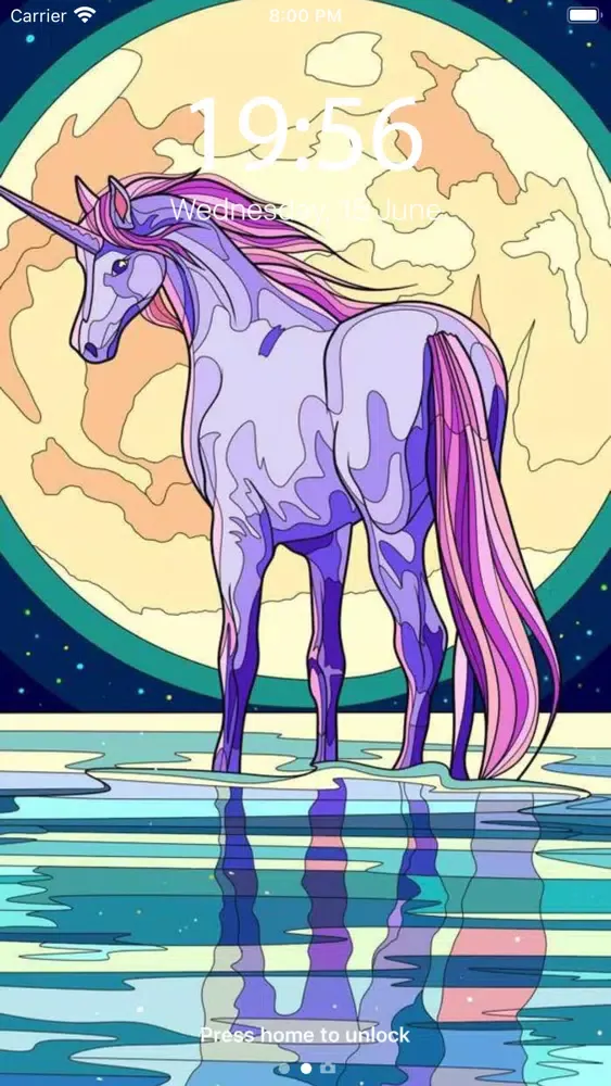 Unicorn Cute Wallpaper سکرین شاٹس