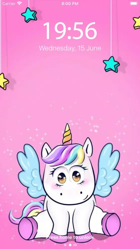 Unicorn Cute Wallpaper سکرین شاٹس