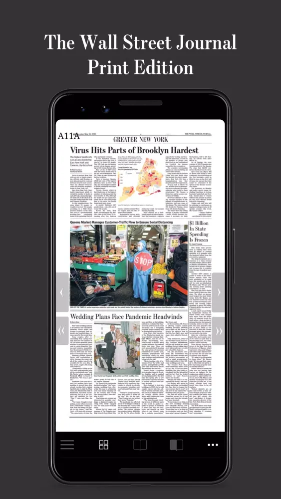 WSJ Print Edition Screenshots