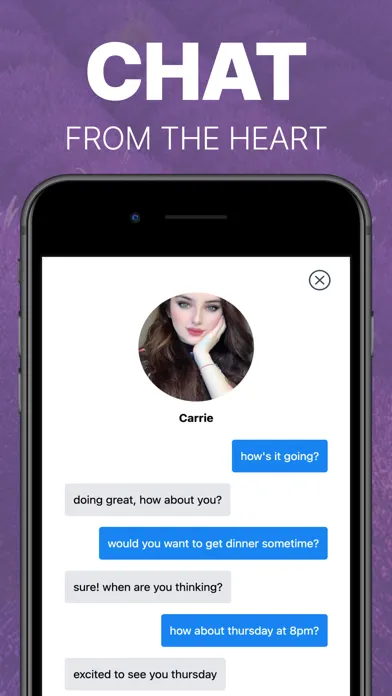 Capturas de tela do Plus Size Dating by Peach