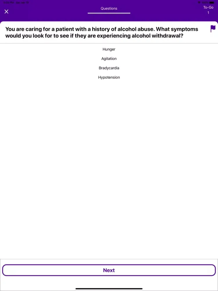 NCLEX Study Guide iPad  Screenshots