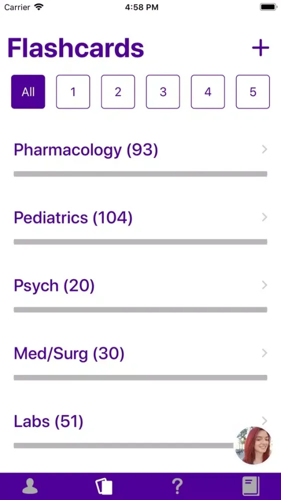 NCLEX Study Guide Screenshots