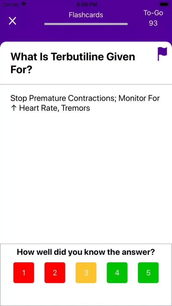 NCLEX Study Guide Screenshots