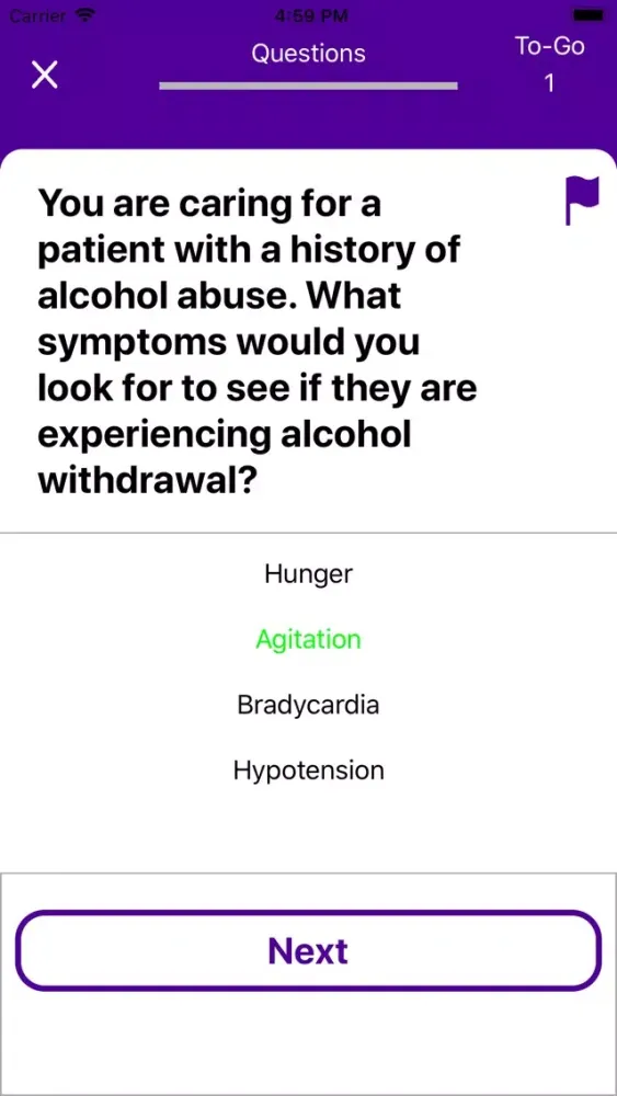 NCLEX Study Guide Screenshots