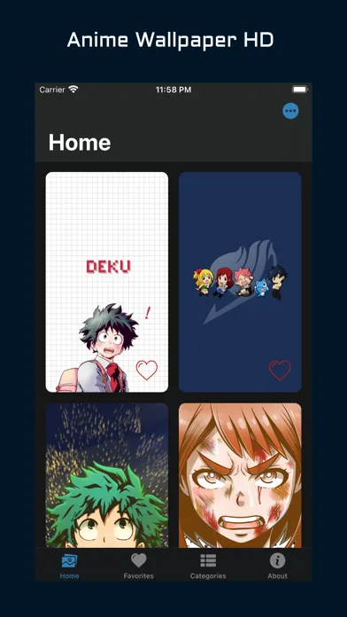 Tangkapan layar Art Anime Wallpapers