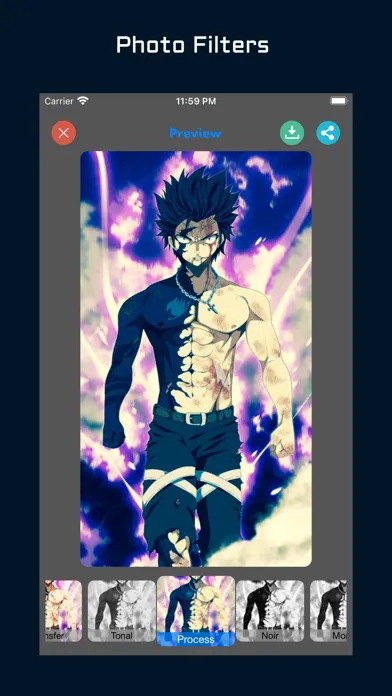 Tangkapan layar Art Anime Wallpapers