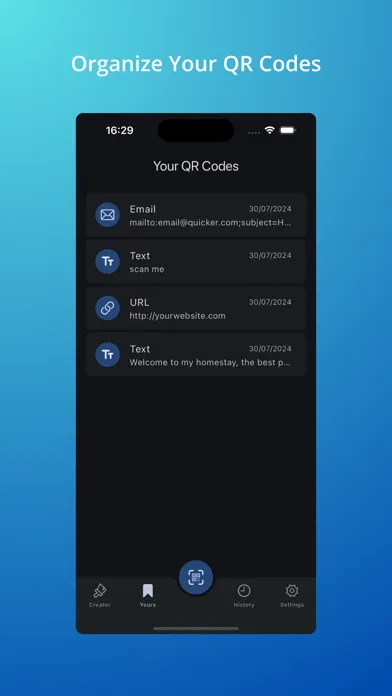 QuickQR: Scan & Create QR Code स्क्रीनशॉट