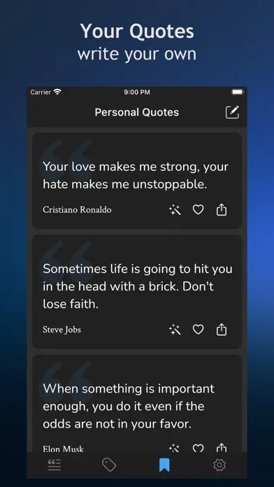 Captures d'écran de Quotes - Daily Motivation