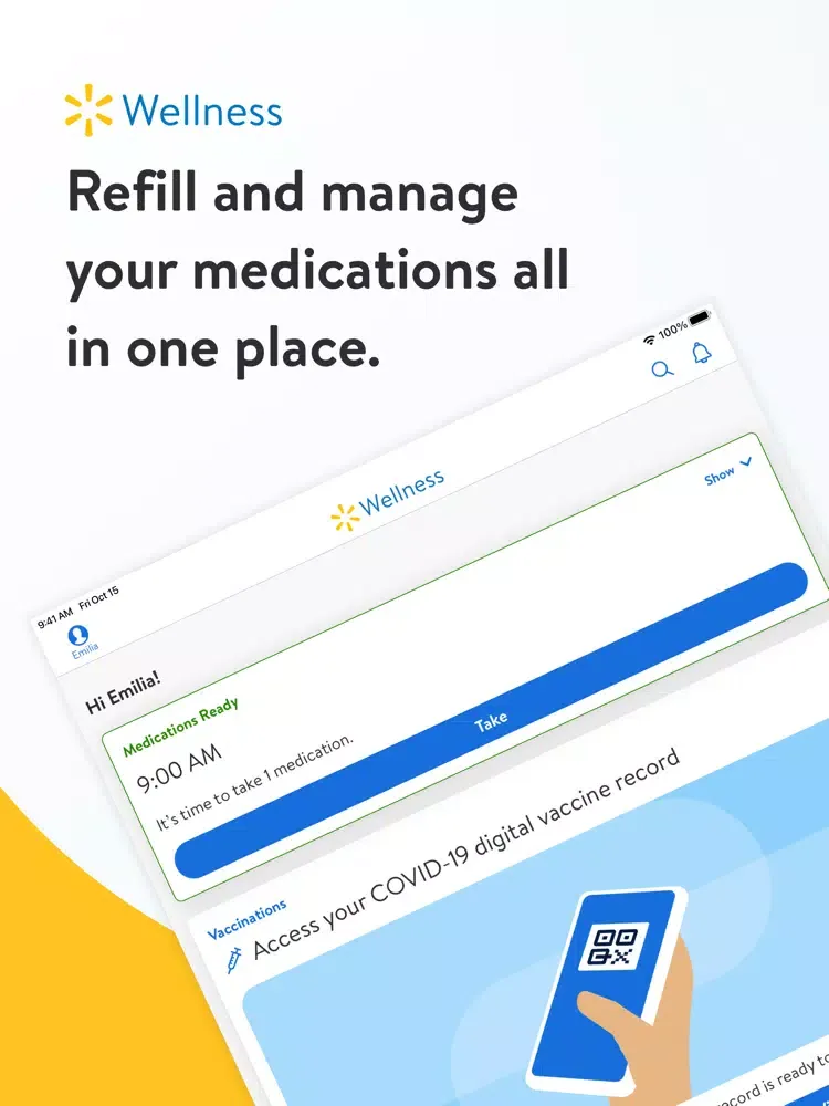 Walmart Wellness iPad  Screenshots