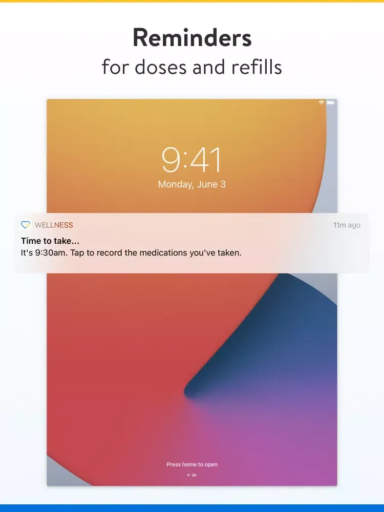 Walmart Wellness iPad  Screenshots