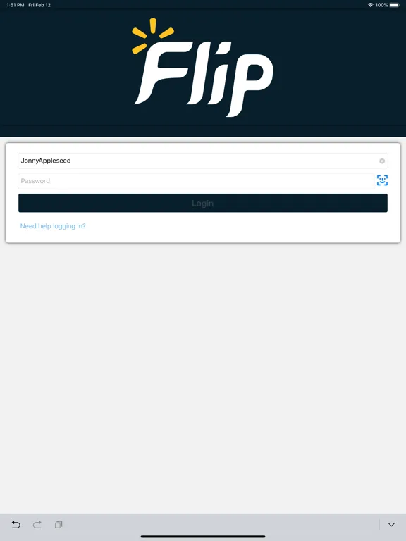 Screenshot di Walmart Flip iPad 