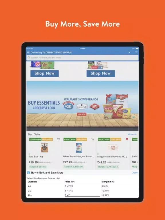 Captures d'écran de Best Price Flipkart Wholesale iPad 