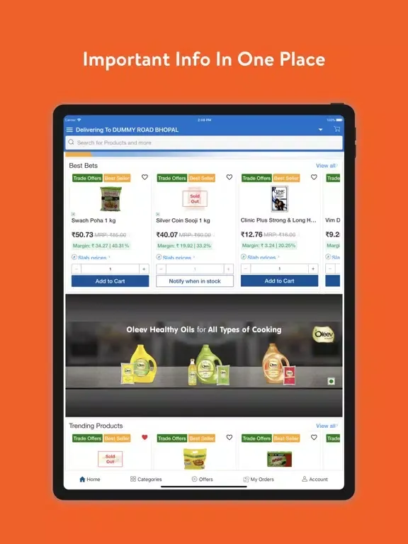 Captures d'écran de Best Price Flipkart Wholesale iPad 