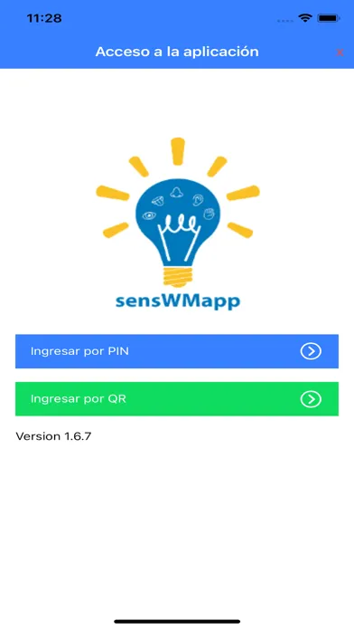 ภาพหน้าจอของ SensWMApp