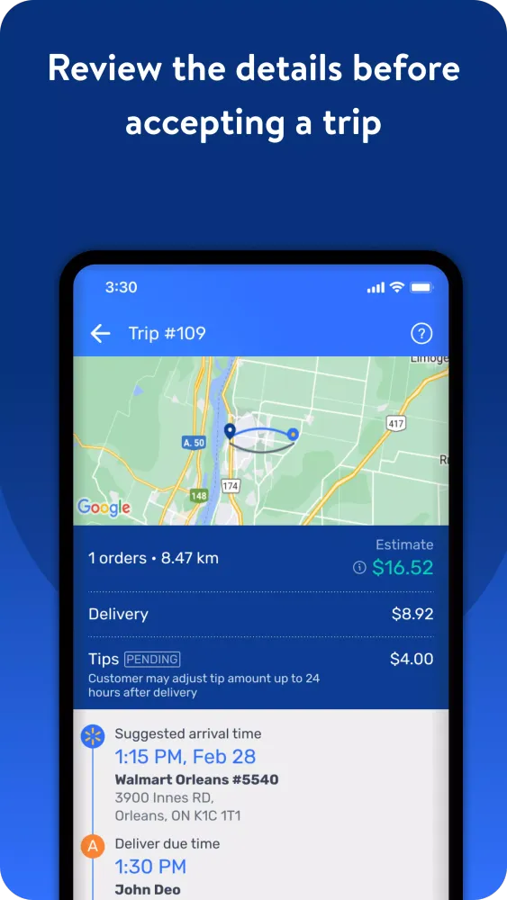 Spark Driver Screenshots