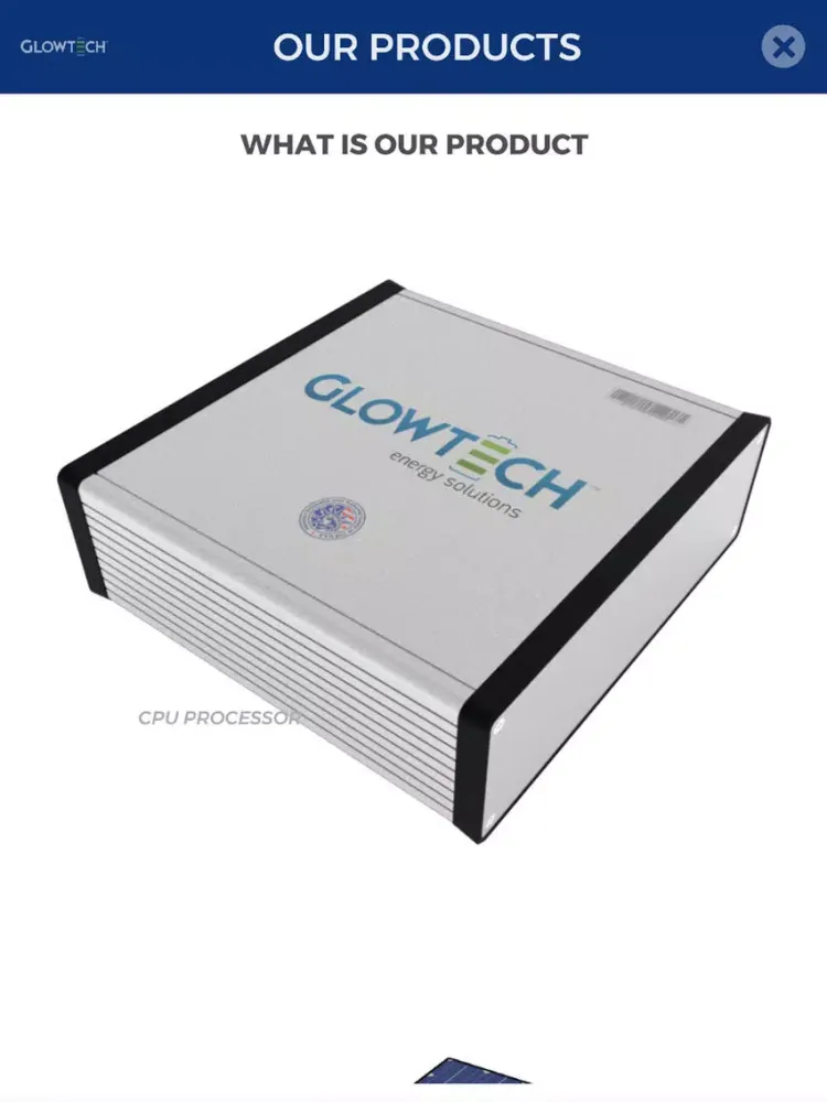 Zrzuty ekranu Glowtech USA iPad 