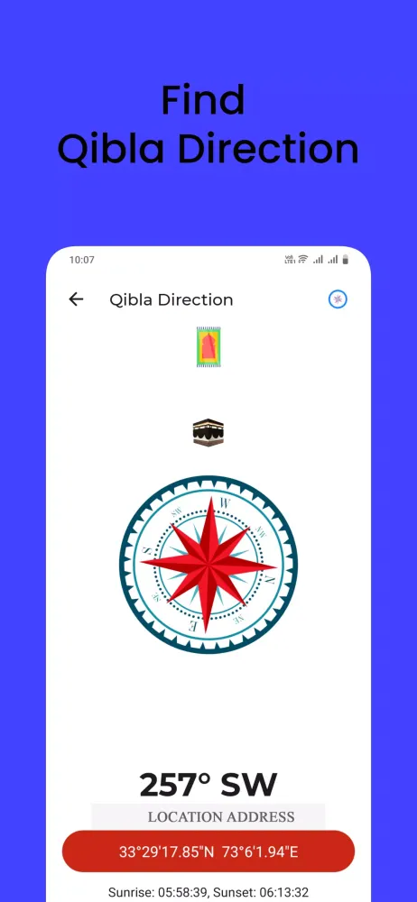 Namaz Compass : Qibla Finder Screenshots