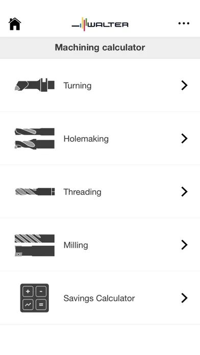 Walter Machining Calculator应用截图