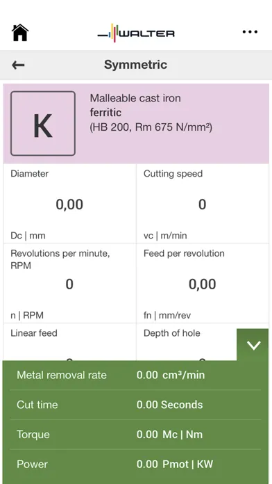 Walter Machining Calculator应用截图