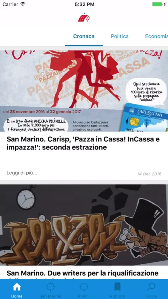 News San Marino e Romagna - Libertas.sm应用截图