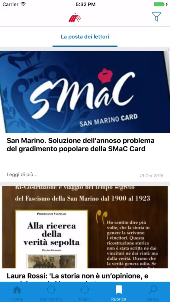 News San Marino e Romagna - Libertas.sm应用截图