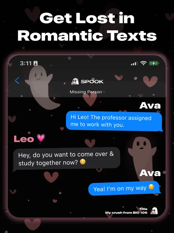 Capturas de pantalla de Spook: AI Chat & Text Stories iPad 