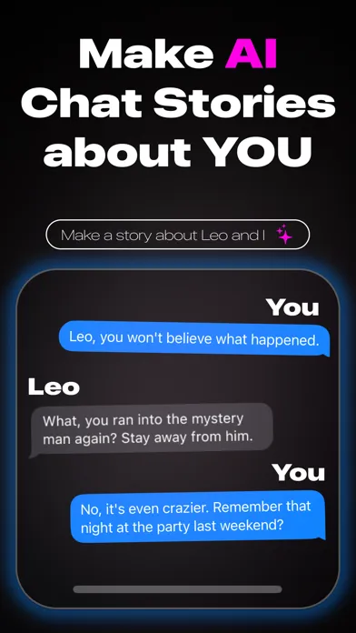Capturas de pantalla de Spook: AI Chat & Text Stories