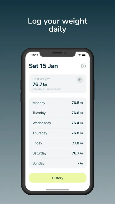 Balance - Body Weight Manager 스크린샷
