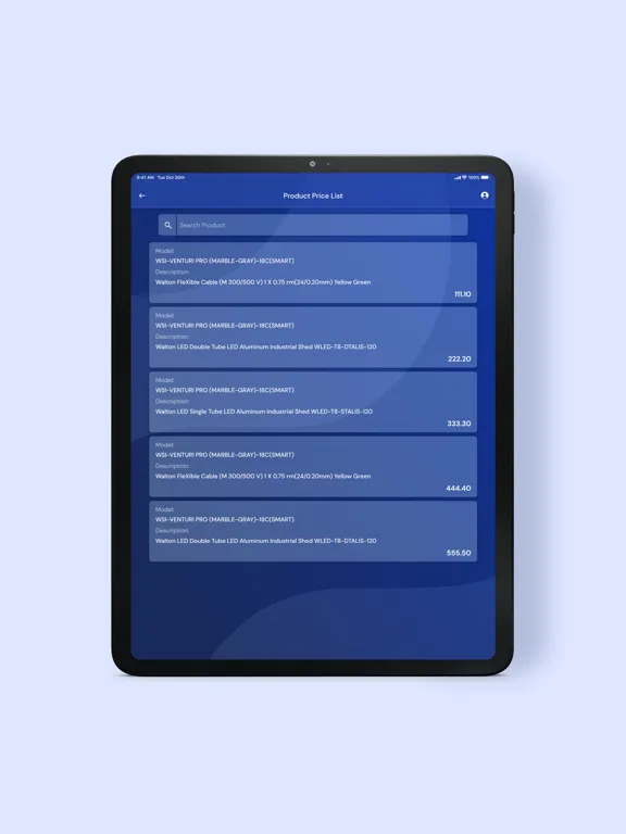 Tangkapan skrin iAWAZ iPad 