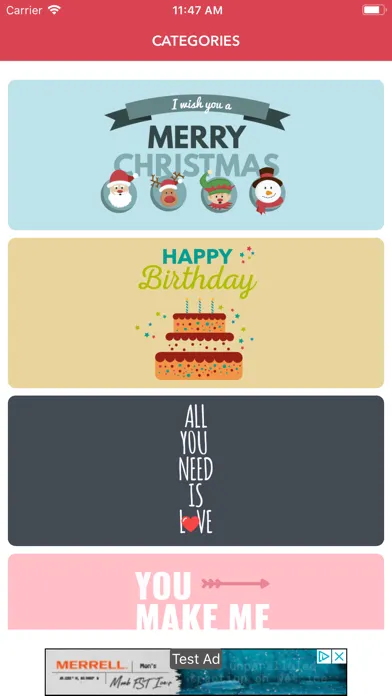 Send Me Card سکرین شاٹس