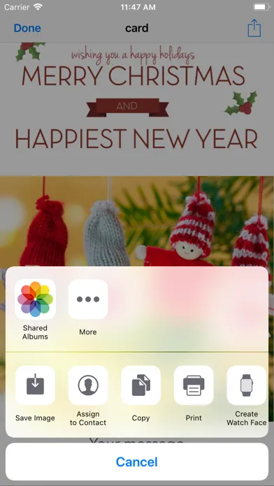 Send Me Card سکرین شاٹس