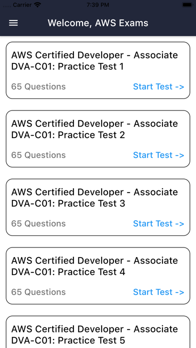 AWS DVA-C01 Certification Screenshots